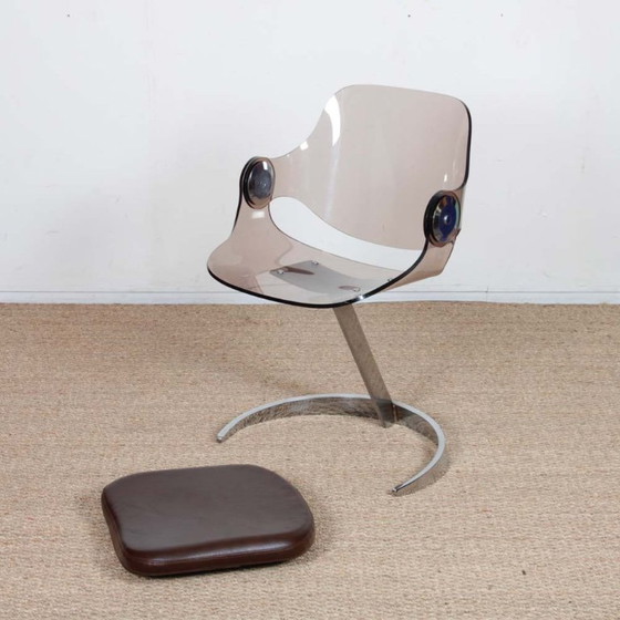 Image 1 of Vintage stoel in de stijl van Boric Tabacoff, 1970