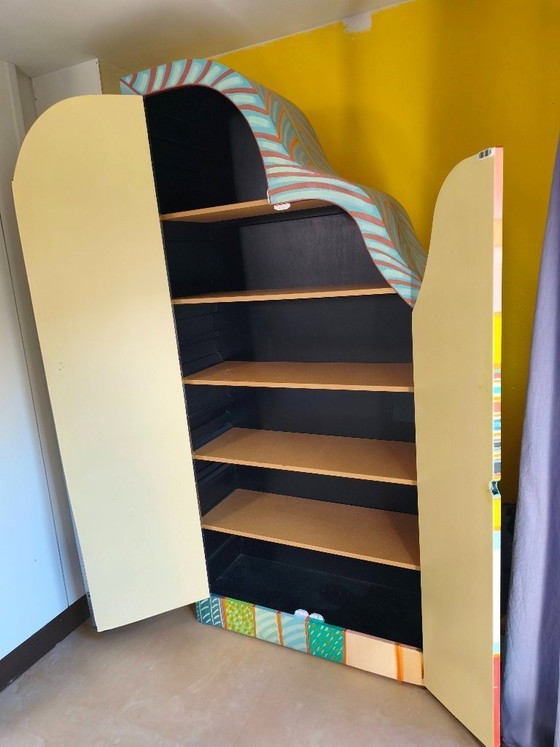 Image 1 of * Artistic Design Wall Cabinet and Matching Coffee Table *