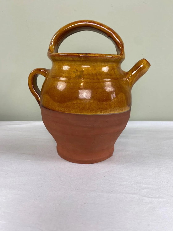 Ochre terracotta water bottle – Glass & Decanter (photo 2 of 12)
