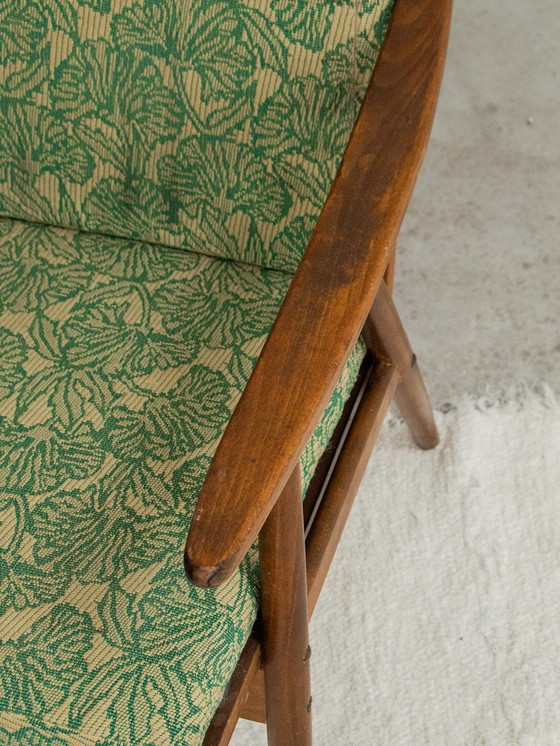 Image 1 of Paar Bumerang-Sessel "Ton" grün von Antonin Suman