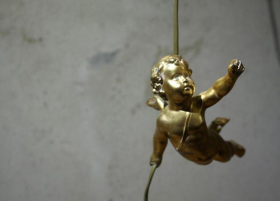 Image 1 of Pendant lamp – Art D France – With putti or cherub