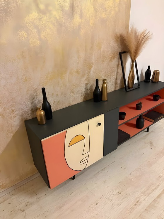 Image 1 of GALERÍA – Aparador de arte artesanal: Arte pop de mediados de siglo