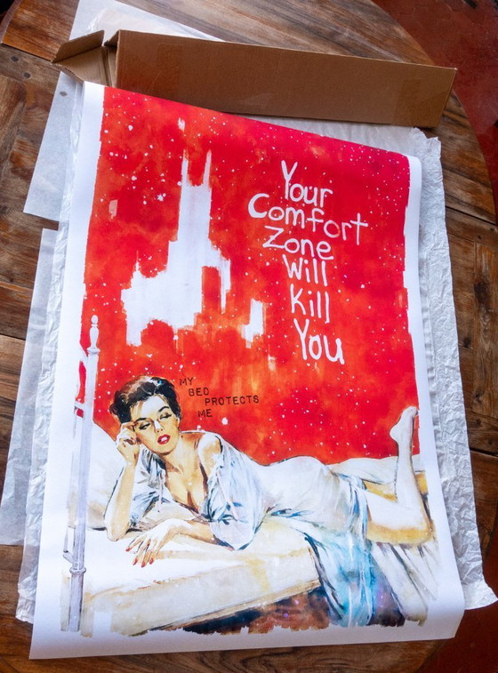 Image 1 of Your Comfort Zone Will Kill You - Poster 70 x 100 cm