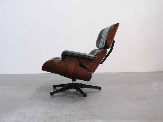Vintage Eames Lounge Chair & Ottoman – Vitra – Fauteuils, Leather, Wood (photo 6 of 21)