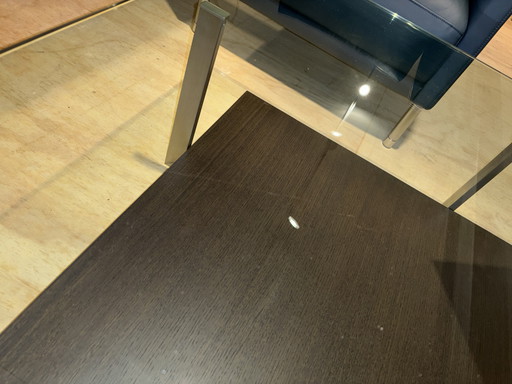 1x Glas Couchtisch Rolf Benz
