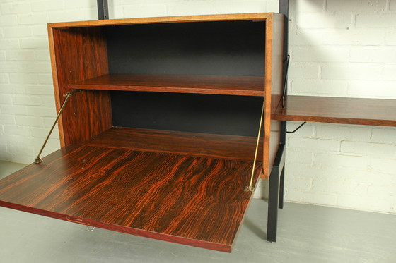 Image 1 of Xl Danish Modular Teak Wandschrank In Rosenholz Von Poul Cadovius, 1960S