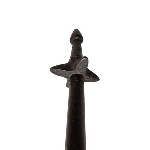 Antiek Vanuatu houten strijdknots, begin 1900