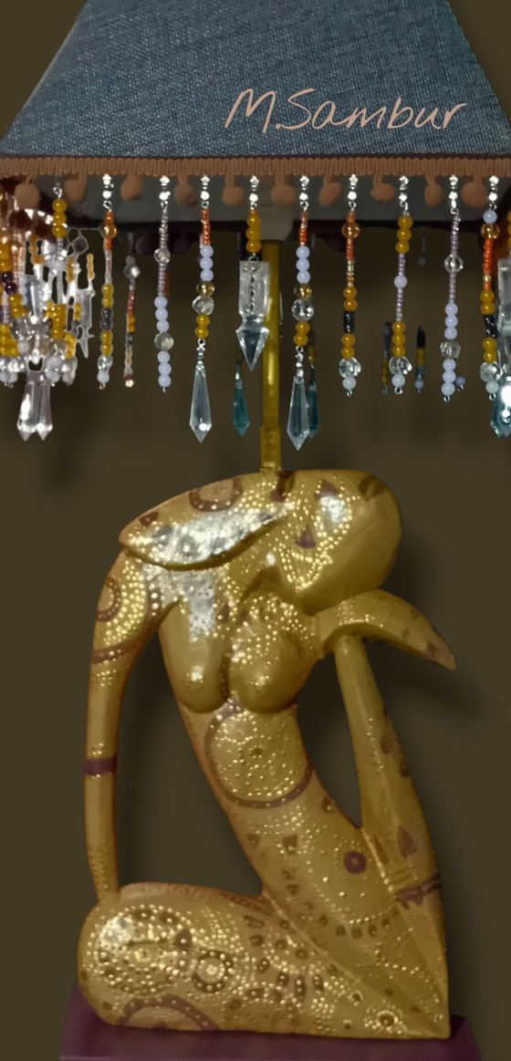 Image 1 of Table lamp.handmade