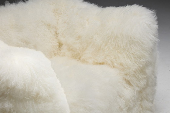 Image 1 of Fauteuil et ottoman Le Bambole de Mario Bellini pour B&B Italia, Italie, années 1970