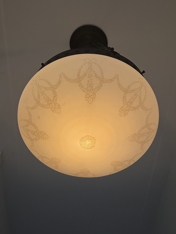 Image 1 of Lampada a sospensione in stile Art Nouveau