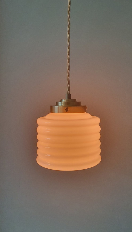 Lampada a Sospensione Vintage Francese 'Lampion' Colore Rosa Pastello – Lampade a sospensione, Metal (photo 20 of 22)
