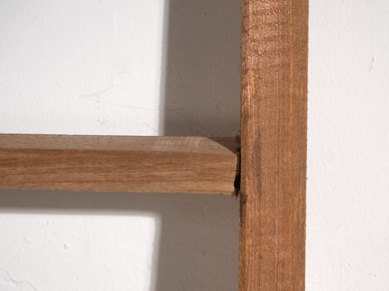 Escalera antigua de madera de pino, Europa Central, circa 1920, Objetos decorativos, Rustic (foto 5 de 7)