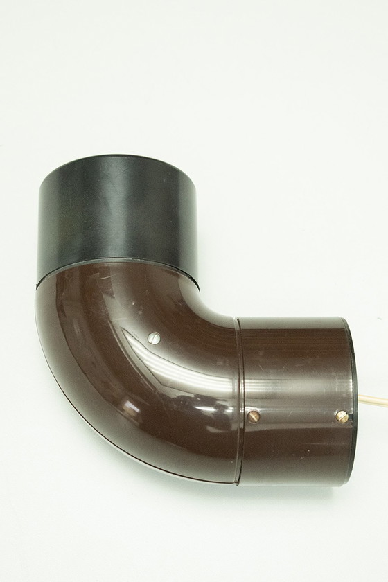 Image 1 of Brown plastic wall spotlight