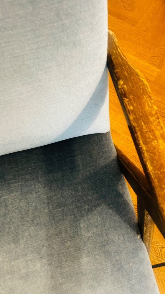 Set 2 - Poltrone vintage blu – Velvet (photo 5 of 5)