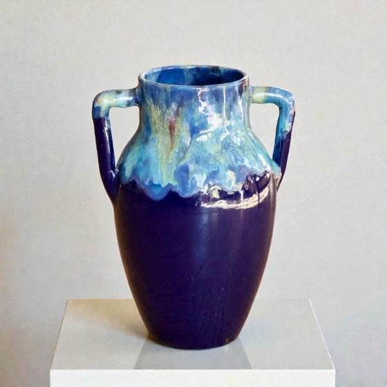Image 1 of Grande vaso antico, firmato, realizzato in Bordeaux Art Ceramics nel 1930