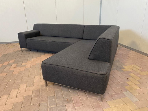 Montel Canapé d'angle gris foncé