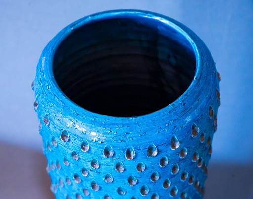 Aldo Londi Bitossi Vase – signed & numbered 39/50 – Italy – Mid Century Ceramics