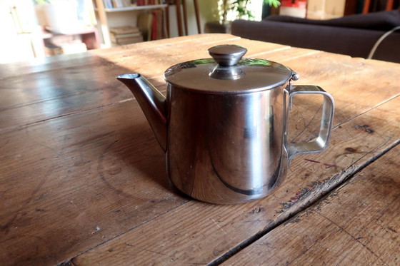 Image 1 of Teiera minimalista in acciaio inox 18/10 con filtro integrato, 2001 - 2C33