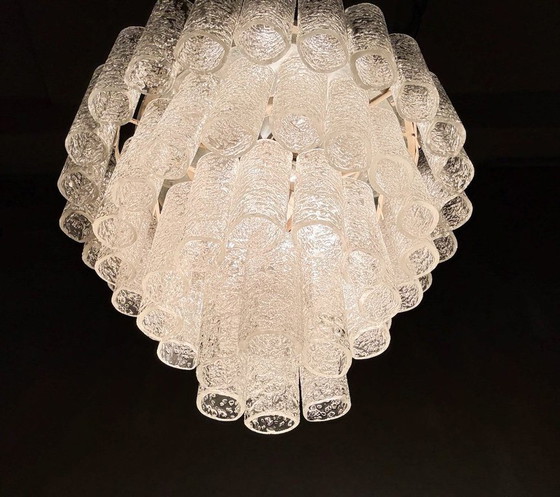 Image 1 of Mid - Century ceiling lamp/chandelier by Doria Leuchten, Germany, 1970s