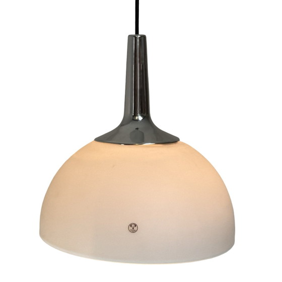 Image 1 of Peill & Putzler - Vintage hanglamp, mat glas - ca. jaren 80 - Origineel en gemerkt - Duitsland