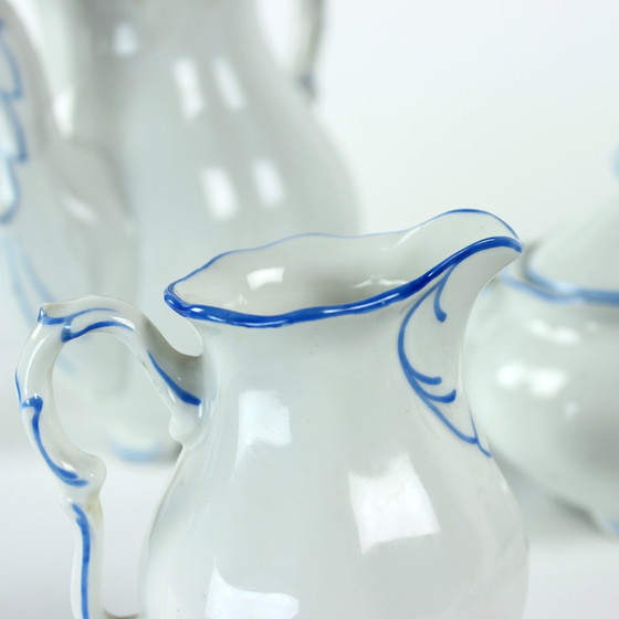 Image 1 of Juego de té y café de porcelana de Pirkenhammer Brezova, década de 1950