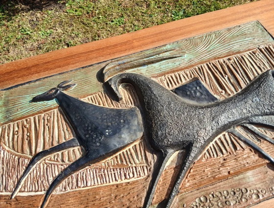 Image 1 of Mid century ceramic coffee table. 