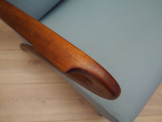 Image 1 of Mintgroene bank, Italiaans design, jaren 70, vervaardigd in Italië.