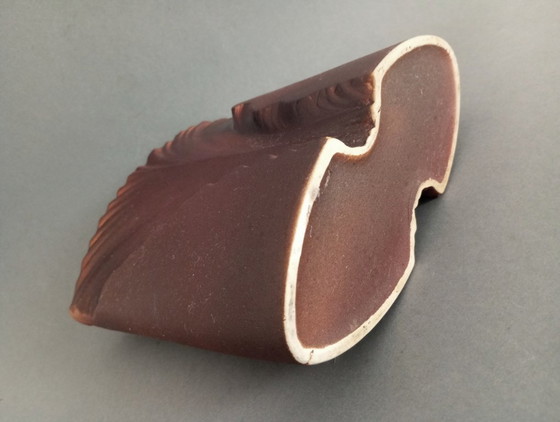 Image 1 of IDEA Industrial Arts Company modernistische/brutalistische vaas 1985 ontwerper Mária Viglási