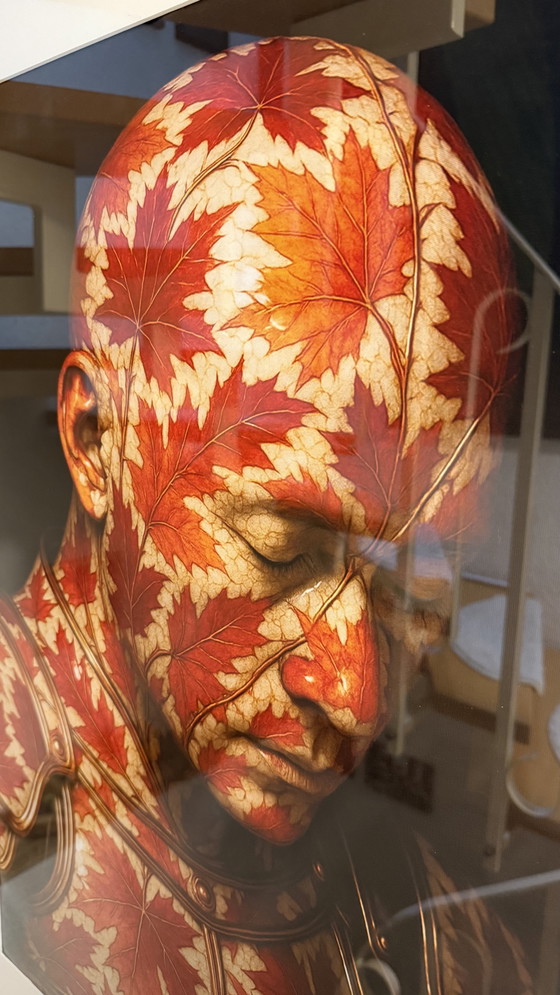 Image 1 of Kintsugi Porzellan Samurai Ahorn Herbst von Rotan Hunt 