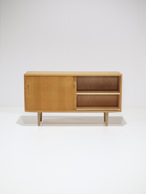 Credenze Carlo Jensen Hundevad rovere danese anni '60, Hundevad (Poul), Legno, Marrone, Mid Century Modern (foto 3 di 15)
