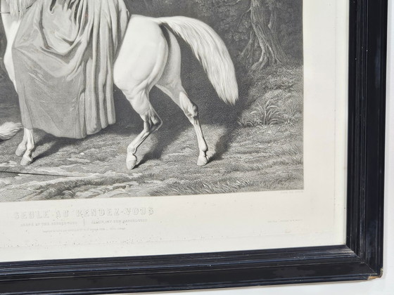 Naar Alfred de Dreux, Alleen op een bijeenkomst, 1858, Gravure – Litho's & Zeefdrukken (photo 9 of 15)