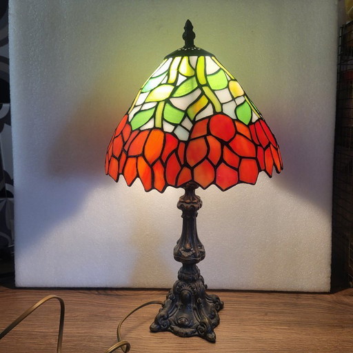 Stained Glass Art Deco Style Tyffany Table Lamp – Tiffany, tafellampen (photo 2 of 13)