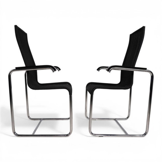 Image 1 of Ensemble de 2 chaises cantilever Tecta D25 avec accoudoirs, par Axel Bruchhäuser, 1980