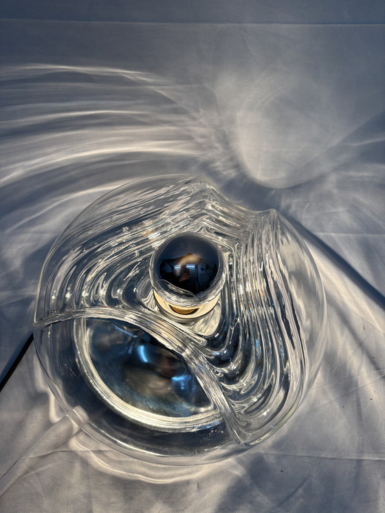 Image 1 of Lampe de plafond ou applique murale vintage Peill & Putzler Futura Wave, 1970