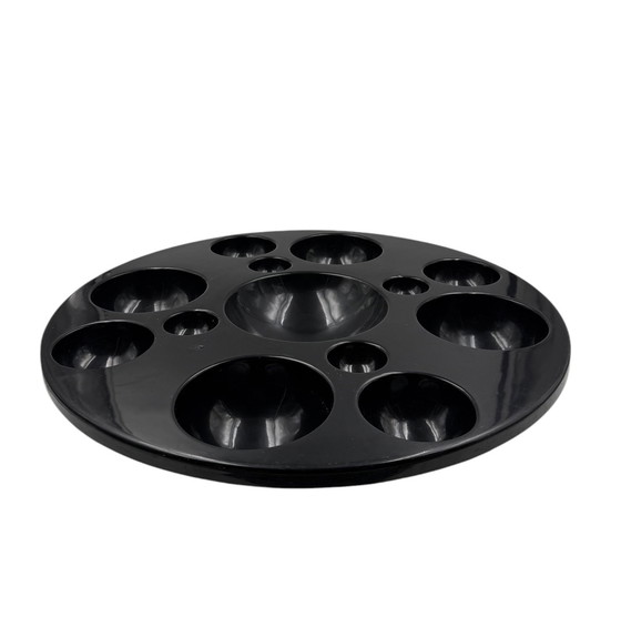 Image 1 of Mod. de l'ère spatiale Centre de table noir "Something Else", Mario et Marcello Mariotti pour ASEA, Italie, 1970