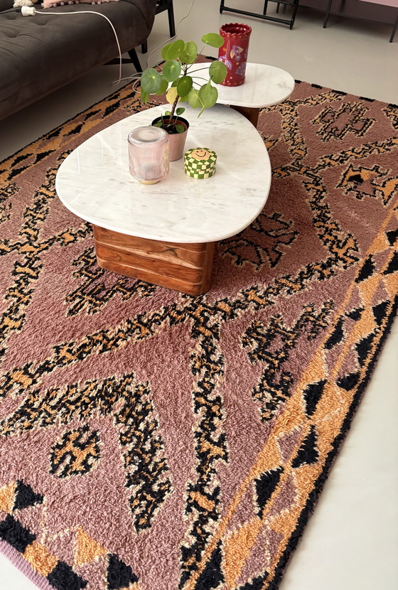 Image 1 of Beautiful high-pile Berber carpet, 100% wool, 280x180 cm.