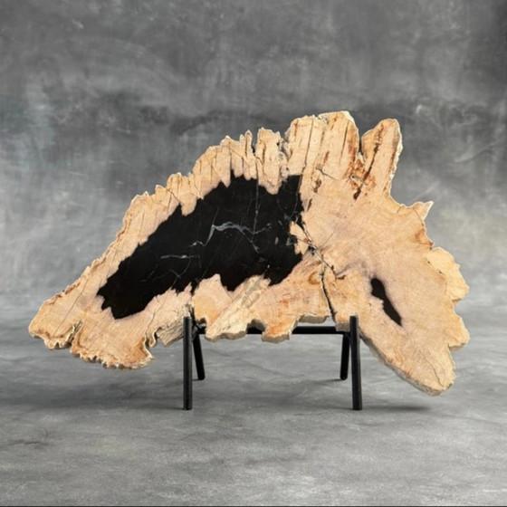 Image 1 of Madera fosilizada de Sooka, soporte hecho a medida (nuevo)