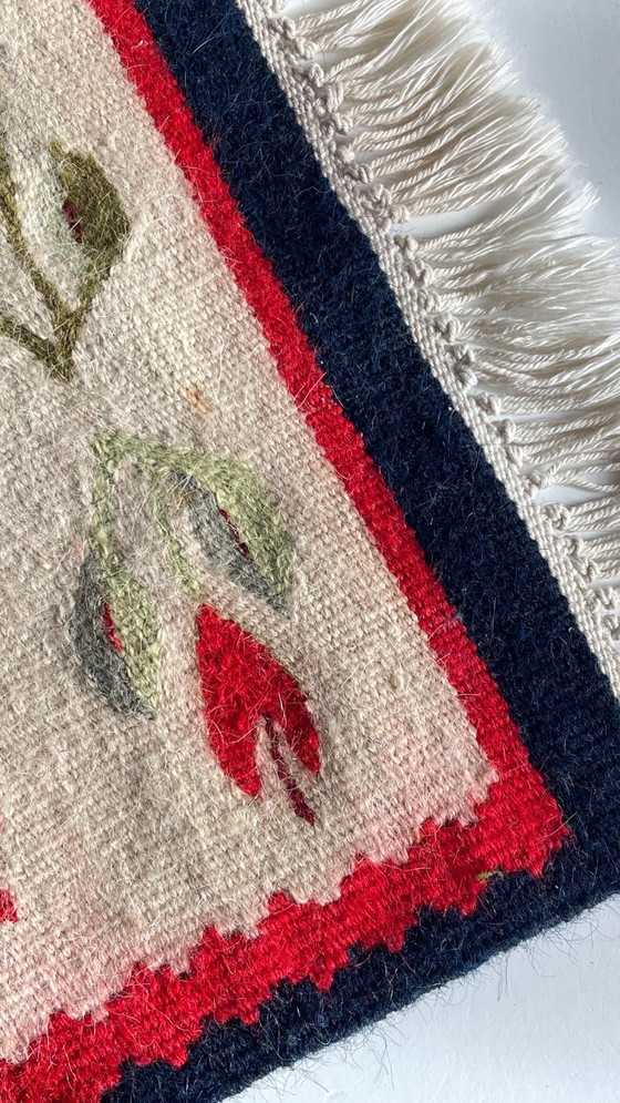 Image 1 of Rollakan Rug, Vintage Tulip Design