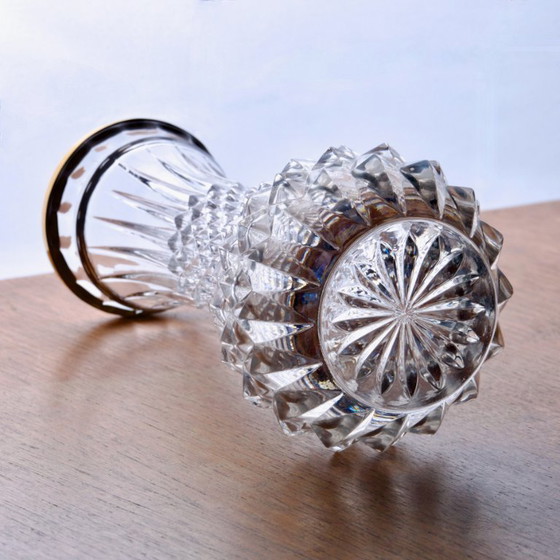 Image 1 of Jarrón antiguo de cristal WMF y oro de 24 quilates