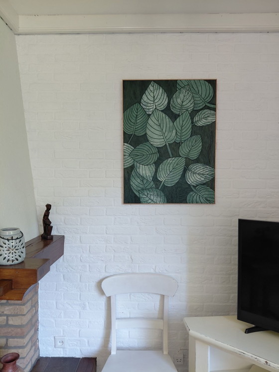 "Where the Leaves Hold the Moonlight", Schilderijen & Tekeningen, Hout, Anders, Wit (foto 5 van 10)