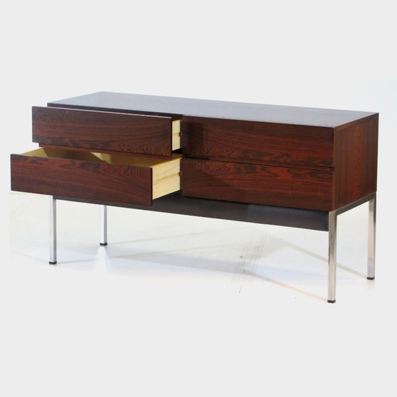 Image 1 of Vintage rosewood design sideboard with four drawers, 1960s