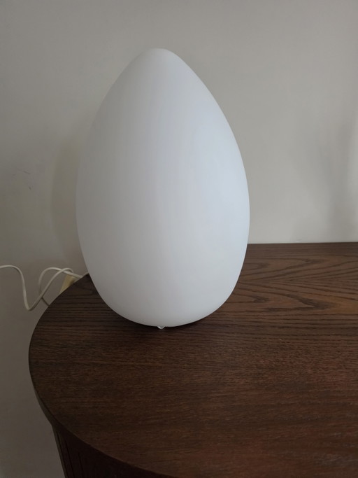 1x Satin Egg Lamp Eierlampe Vintage XL Modell – tafellampen, Glass (photo 2 of 6)