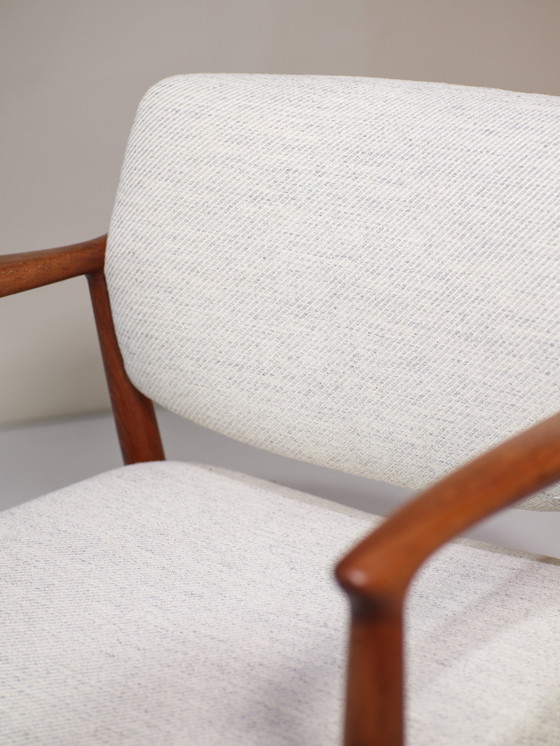 Image 1 of (2x) Erik Buch 67 Armchair Captains Chair Vintage