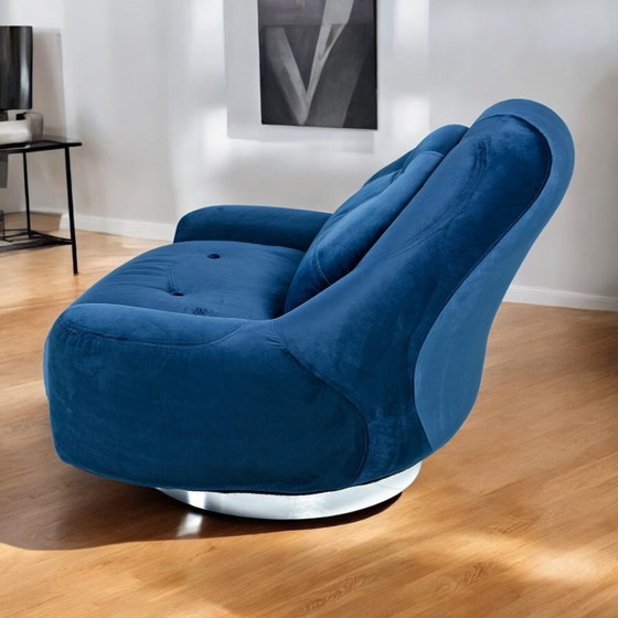 Image 1 of Silla giratoria italiana Guido Faleschini restaurada para Mariani