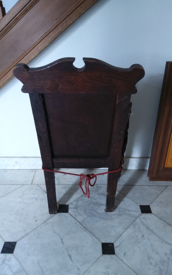 Antique Armchair 1659, Velvet, Wood, Brown (photo 8 of 11)