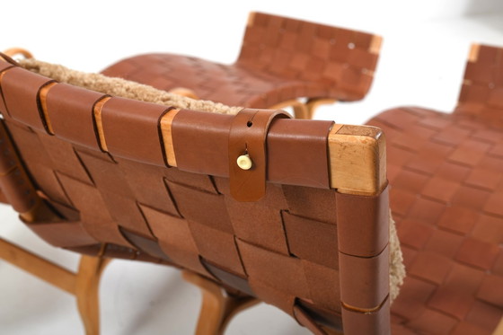 Image 1 of Paar Vintage Pernilla-3 Chaiselongues van Bruno Mathsson