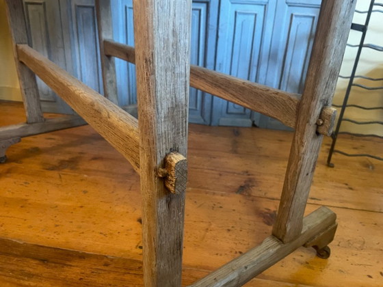 Image 1 of Bistro Table Garden Table Oak French