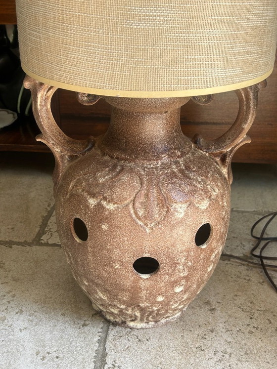 Image 1 of Lampada da terra in ceramica degli anni '70