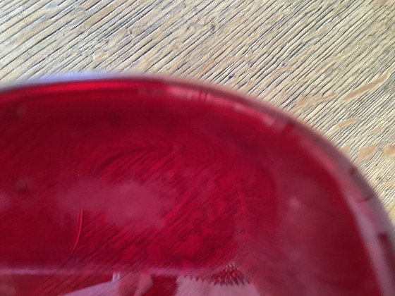 Image 1 of Vintage Alvar Aalto vase Ruby Red