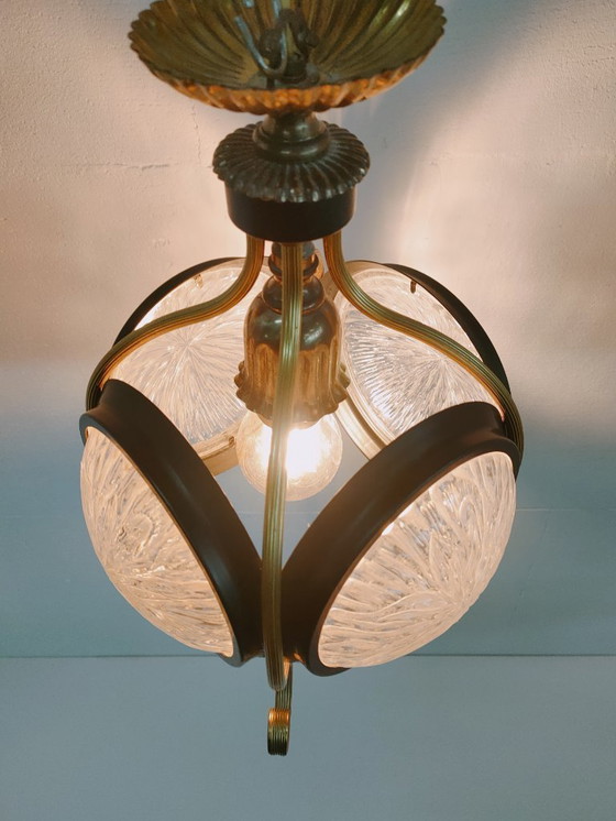 Image 1 of Hermosa lámpara de techo de araña de los años 60